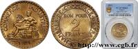 FRANCE 2 francs Chambres de Commerce III REPUBLIC 1923 (27mm, 8g, 6h) -