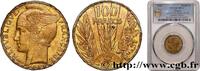 FRANCE Concours de 100 francs or, essai de Bazor en bronz III REPUBLIC Paris 1929 (21mm, g, 6h) -
