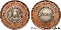 FRANCE Essai bimétallique de un décime LOUIS-PHILIPPE I Paris 1847 (19,89mm, 3,82g, 6h) -