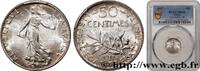 FRANCE 50 centimes Semeuse III REPUBLIC 1917 (18mm, 2,50g, 6h) -