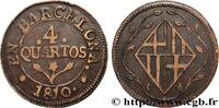 SPAIN - BARCELONA 4 Quartos SPAIN - BARCELONA Barcelone 1810 (28mm, 8,32g, 6h) -
