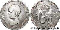 SPAIN 5 Pesetas Alphonse XIII 1er type SPAIN Madrid 1889 (37mm, 24,67g, 6h) -