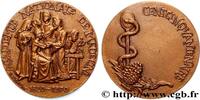 FRANCE Médaille, Académie nationale de médecine MÉDECINE - ACADÉMIES, FACULTÉS, UNIVERSITÉS ET ÉCOLES Monnaie de Paris 1971 (67,5mm, 180,38g, 12h) -