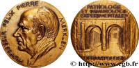FRANCE Médaille, Professeur Felix Pierre Merklen MÉDECINE - SOCIÉTÉS MÉDICALES - MÉDECINS/CHIRURGIENS - ASSISTANCE PUBLIQUE n.d. (67,5mm, 133,49g, 12h) -