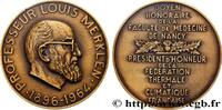 FRANCE Médaille, Professeur Louis Merklen MÉDECINE - SOCIÉTÉS MÉDICALES - MÉDECINS/CHIRURGIENS - ASSISTANCE PUBLIQUE 1964 (71,5mm, 154,63g, 12h) -