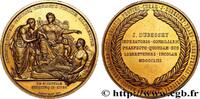 FRANCE Médaille, J. Dubessey, médecin MÉDECINE - SOCIÉTÉS MÉDICALES - MÉDECINS/CHIRURGIENS - ASSISTANCE PUBLIQUE 1854 (55,5mm, 92,20g, 12h) -