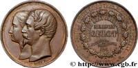FRANCE Médaille, Maisons Gelot EXPOSITIONS 1855 (37,5mm, 22,09g, 12h) -