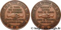 FRANCE Médaille, Entente cordiale DEUXIÈME RÉPUBLIQUE 1849 (36mm, 21,37g, 12h) -
