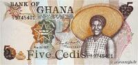 GHANA 5 Cedis GHANA 5 Cedis 1977 UNC -