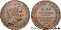 FRANCE Essai module de 5 francs en cuivre LOUIS-PHILIPPE I Paris 1833 (37mm, 21,45g, 12h) -