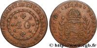 BRAZIL - EMPIRE OF BRAZIL - PETER I 40 Réis BRAZIL - EMPIRE OF BRAZIL - PETER I 1827 (30mm, 11,24g, 12h) -