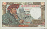 FRANCE 50 Francs JACQUES CŒUR FRANCE 50 Francs JACQUES CŒUR 1941 UNC- -