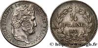 FRANCE 1/4 franc Louis-Philippe LOUIS-PHILIPPE I La Rochelle 1831 (15,06mm, 1,22g, 6h) -