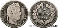 FRANCE 1/2 franc Louis-Philippe LOUIS-PHILIPPE I Lille 1834 (18mm, 2,39g, 6h) -