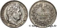 FRANCE 1/2 franc Louis-Philippe LOUIS-PHILIPPE I Lille 1837 (18mm, 2,51g, 6h) -