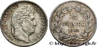 FRANCE 1/2 franc Louis-Philippe LOUIS-PHILIPPE I Strasbourg 1842 (18mm, 2,51g, 6h) -