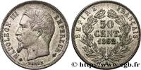 FRANCE 50 centimes Napoléon III, tête nue SECOND EMPIRE Paris 1862 (18,12mm, 2,48g, 6h) -