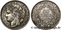 FRANCE 50 centimes Cérès, IIIe République III REPUBLIC Paris 1882 (18mm, 2,49g, 6h) -