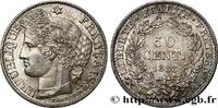 FRANCE 50 centimes Cérès, Troisième République III REPUBLIC Paris 1888 (18mm, 2,49g, 6h) -