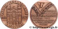 FRANCE Médaille, Cathédrale Saint Pierre d’Angoulême ÉGLISES Monnaie de Paris 1981 (68,50mm, 219,99g, 12h) -