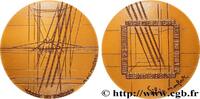 FRANCE Médaille, Ordre du voyage ARTISTES : MUSICIENS, PEINTRES, SCULPTEURS Monnaie de Paris 1985 (67mm, 176,16g, 12h) -