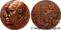 FRANCE Médaille, Maurice Schumann POLITIQUE ET POLITICIENS Monnaie de Paris 1979 (67mm, 162,58g, 12h) -