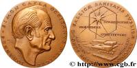 FRANCE Médaille, Johannes-Simon Cayla MÉDECINE - SOCIÉTÉS MÉDICALES - MÉDECINS/CHIRURGIENS - ASSISTANCE PUBLIQUE Monnaie de Paris 1975 (67,5mm, 181,69g, 12h) -