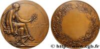 FRANCE Médaille, Allégorie féminine par Kautsch TROISIÈME RÉPUBLIQUE n.d. (103mm, 385,92g, 12h) -