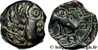FRANCE Bronze YLLYCCI à l’oiseau, classe VI SENONES (Area of Sens) c. avant 52 AC. (15,5mm, 3,62g, 9h) -