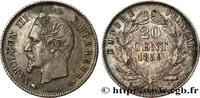 FRANCE 20 centimes Napoléon III, tête nue SECOND EMPIRE Paris 1859 (15mm, 1,01g, 6h) -