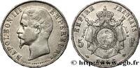 FRANCE 5 francs Napoléon III, tête nue SECOND EMPIRE Paris 1856 (37mm, 24,93g, 6h) -