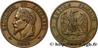 FRANCE Dix centimes Napoléon III, tête laurée SECOND EMPIRE Paris 1861 (30mm, 10,07g, 6h) -