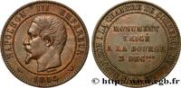 FRANCE Module de dix centimes, Visite à la chambre de com SECOND EMPIRE Lille 1854 (30mm, 10g, 12h) -