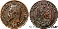 FRANCE Dix centimes Napoléon III, tête nue SECOND EMPIRE Marseille 1857 (30mm, 10,12g, 6h) -
