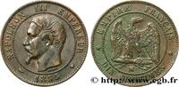 FRANCE Dix centimes Napoléon III, tête nue, différent lev SECOND EMPIRE Marseille 1855 (30,21mm, 9,89g, 6h) -