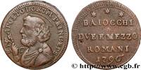 VATICAN AND PAPAL STATES 2 1/2 Baiocchi St Pierre VATICAN AND PAPAL STATES Rome 1796 (30mm, 18,05g, 12h) -