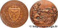 FRANCE Médaille, Bailliage de France GASTRONOMIE (1950) (62mm, 115,85g, 12h) -