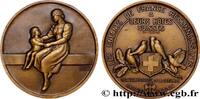 FRANCE Médaille de reconnaissance, les enfants français à ÉTAT FRANÇAIS (1940-1944) (67,80mm, 132,32g, 12h) -