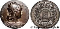FRANCE Médaille, Offerte au Général Gaultier VILLES ET MAIRIES 34 - Sète 1955 (52mm, 78,44g, 12h) -