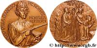 FRANCE Médaille, Piero Della Francesca ARTISTES : MUSICIENS, PEINTRES, SCULPTEURS Monnaie de Paris 1967 (67,5mm, 184,28g, 12h) -