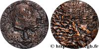 FRANCE Médaille, Pierre Boulez ARTISTES : MUSICIENS, PEINTRES, SCULPTEURS Monnaie de Paris 1967 (68,5mm, 221,92g, 12h) -