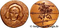 FRANCE Médaille, Anne Frank LITTÉRATURE : ÉCRIVAINS/ÉCRIVAINES - POÈTES Monnaie de Paris (1964) (72mm, 216,08g, 12h) -