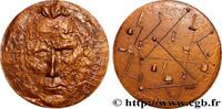 FRANCE Médaille, Anton Webern ARTISTES : MUSICIENS, PEINTRES, SCULPTEURS Monnaie de Paris 1967 (67,5mm, 182,40g, 12h) -