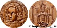 FRANCE Médaille, Alessandro Scarlatti ARTISTES : MUSICIENS, PEINTRES, SCULPTEURS Monnaie de Paris 1966 (67,5mm, 184,53g, 12h) -