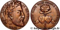 FRANCE Médaille, Pierre de Ronsard LITTÉRATURE : ÉCRIVAINS/ÉCRIVAINES - POÈTES Monnaie de Paris n.d. (67,5mm, 171g, 12h) -