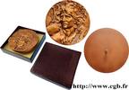 FRANCE Imposante médaille Orphée - Joueur de lyre, refrap MUSIQUE, ARTS ET CONCERTS Monnaie de Paris 1969 (115mm, 713,53g, 12h) -