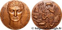 FRANCE Médaille, Virgile LITTÉRATURE : ÉCRIVAINS/ÉCRIVAINES - POÈTES Monnaie de Paris 1983 (67,5mm, 202,28g, 12h) -