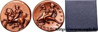 FRANCE Médaille, Reproduction d’un statère de Tarente, n° REPRODUCTIONS Monnaie de Paris 1985 (42mm, 42,95g, 12h) -