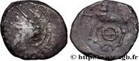 FRANCE Denier KALETEDOY à la rouelle GALLIA BELGICA - LINGONES (Area of Langres) c. 80-50 AC. (13mm, 1,62g, 12h) -