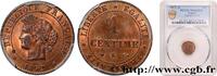 FRANCE 1 centime Cérès III REPUBLIC Bordeaux 1872 (15mm, 1g, 6h) -